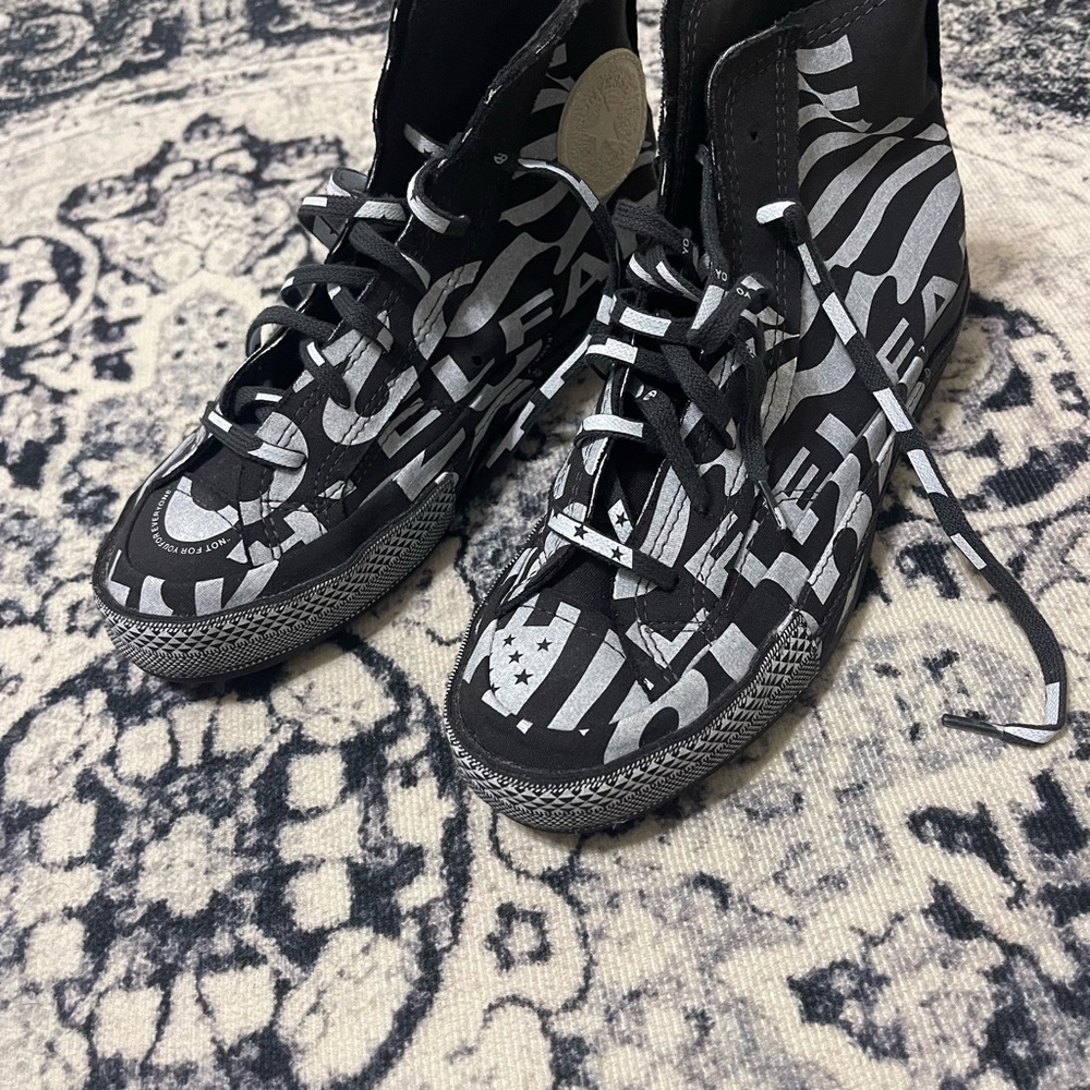 Telfar Monochrome Graphic High-Tops